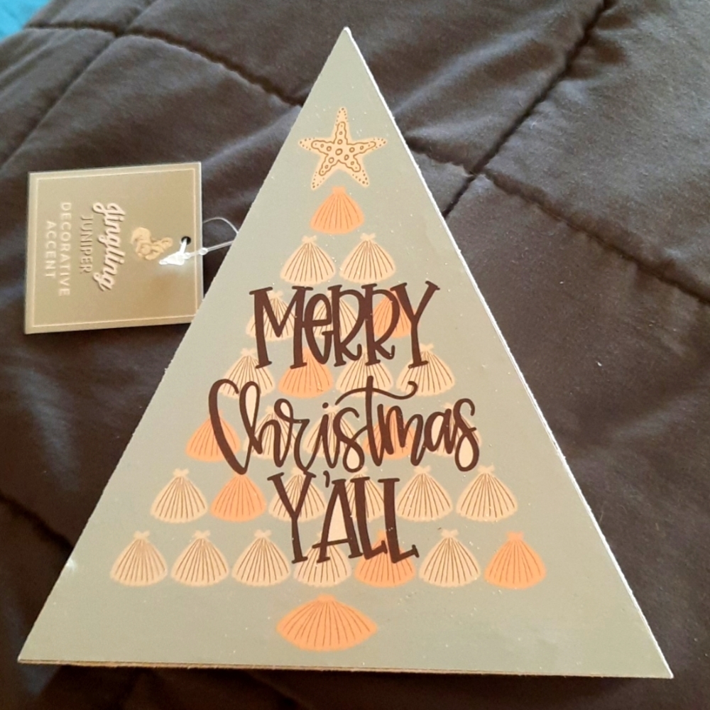 NWT 'Merry Christmas Y'all' Wooden Sign